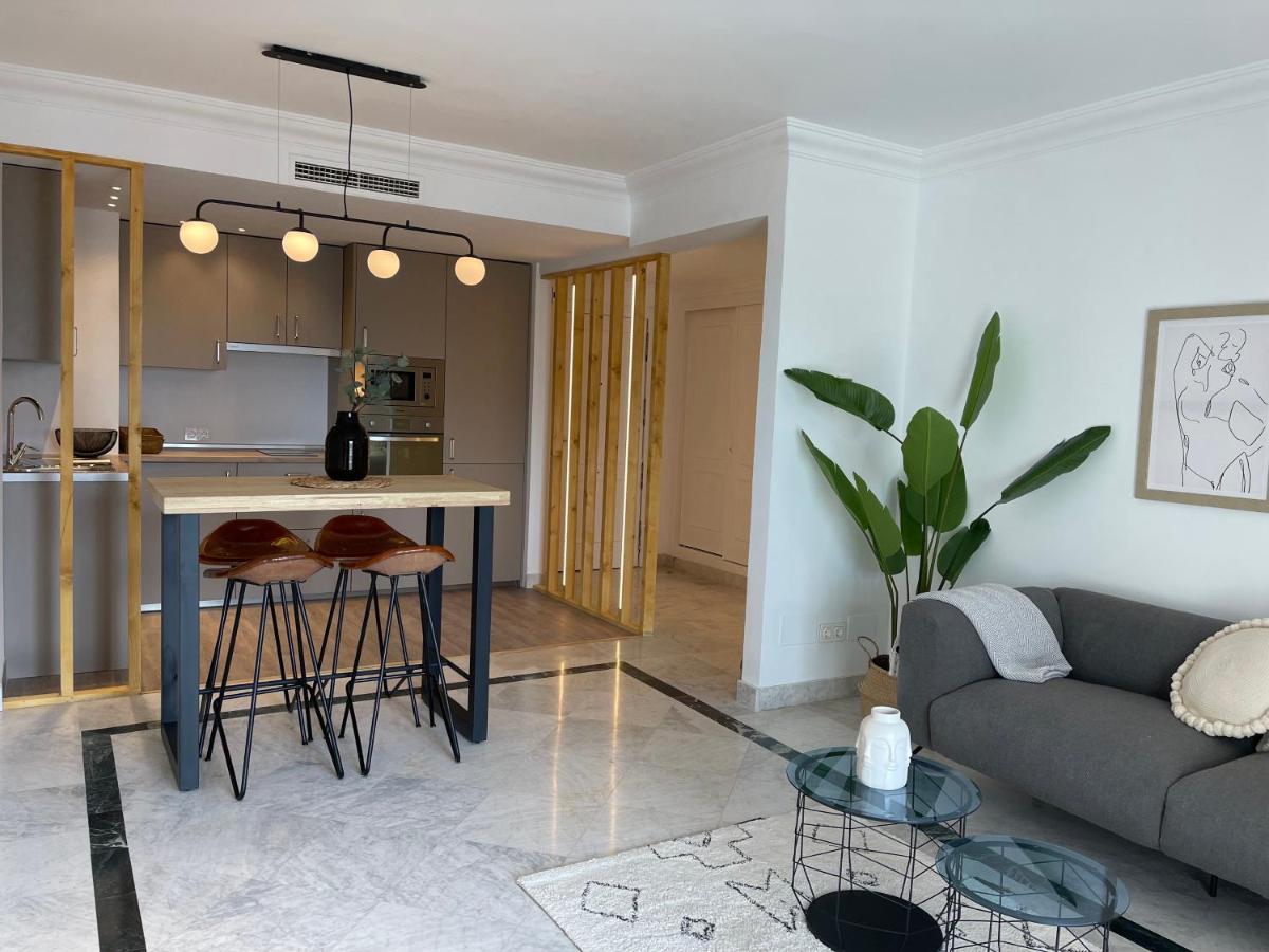 Puerto Banus Beach Moderno Apartamento Marbella Exteriör bild
